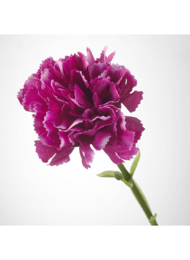 زهرة قرنفل صناعية باللون الأرجواني الداكن الأرجواني/ الأخضر 30Ø³Ù†ØªÙŠÙ…ØªØ± - Image 2