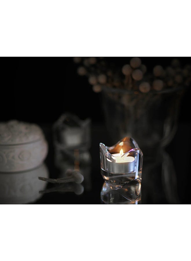 Generic 100-Piece GLIMMA Non-Scented Tea Light Set Silver/White  - Image 4