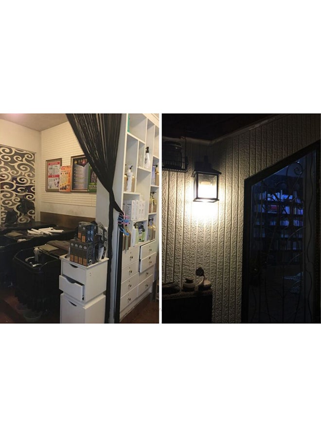 3D Brick Self-Adhesive Decorative PVC Wall Sticker White 60 x 30centimeter - Image 3