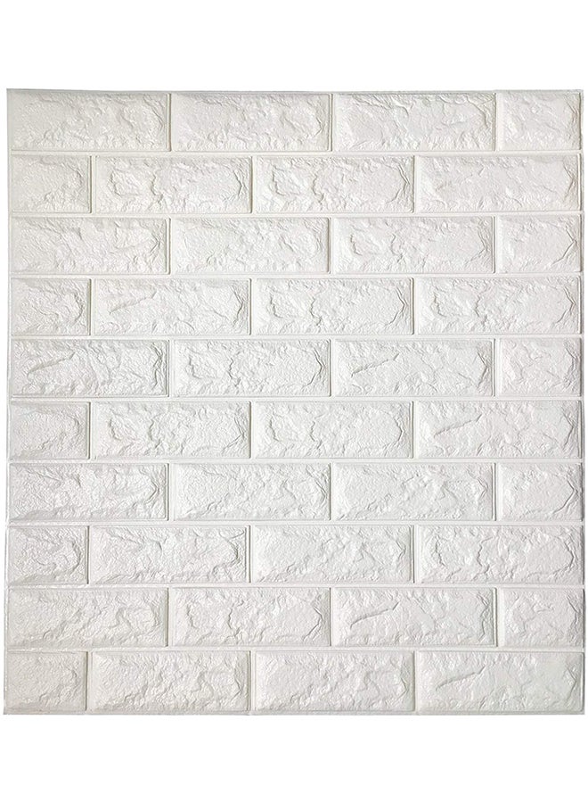 Generic 3D Brick Effect Wall Sticker Multicolour 70x77cm  - Image 1