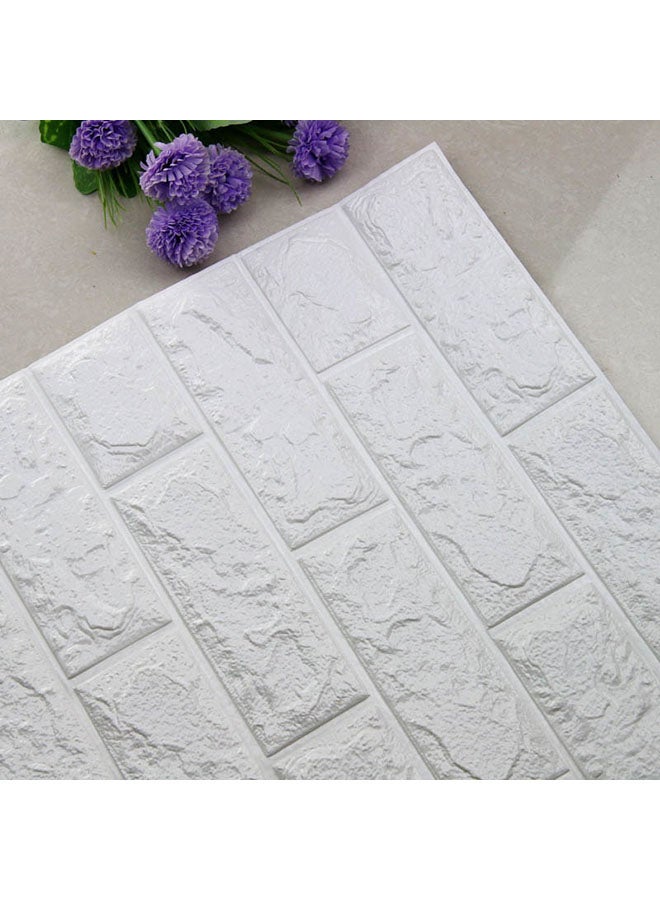 Generic 3D Brick Effect Wall Sticker Multicolour 70x77cm  - Image 3