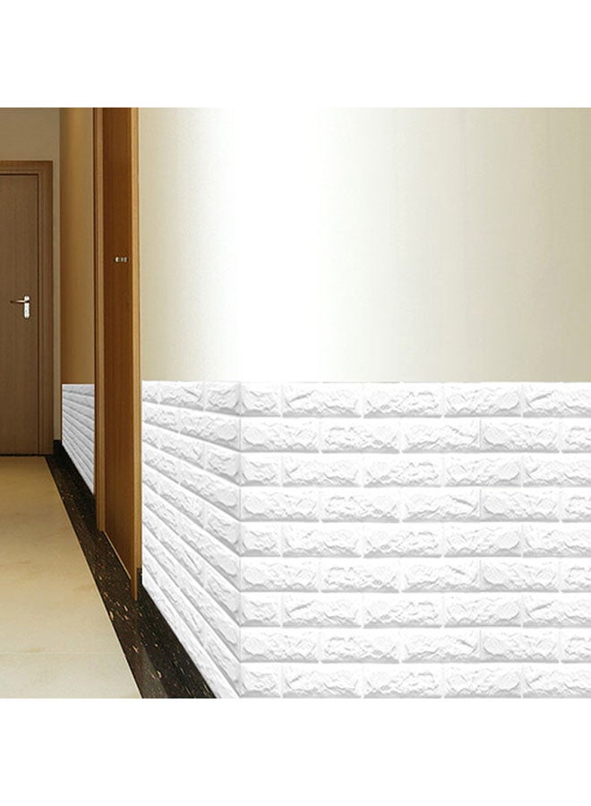 Generic 3D Brick Effect Wall Sticker Multicolour 70x77cm  - Image 5