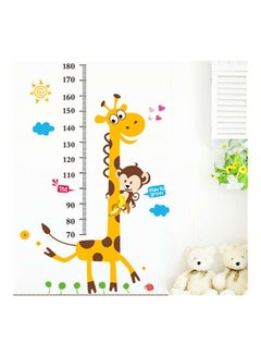 Cartoon Giraffe Growth Chart Wall Sticker Multicolour - v1586863393/N25007959A_2