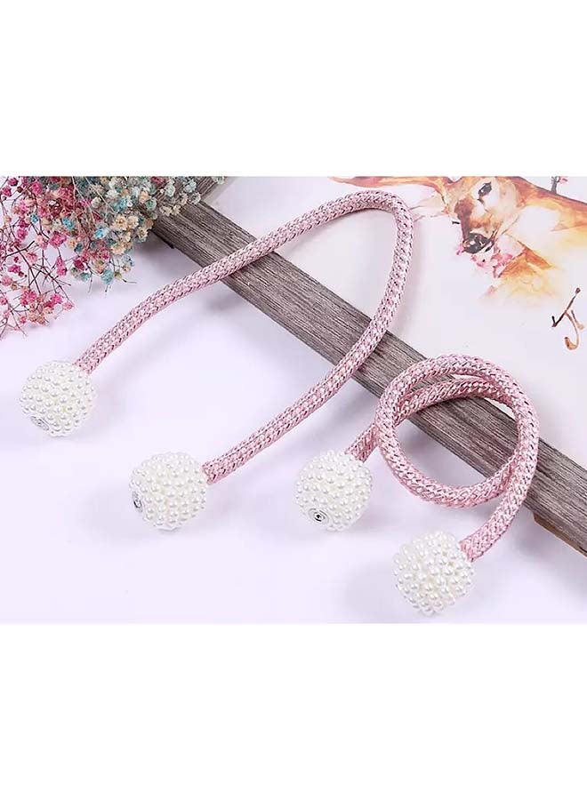 ديلز فور لس حامل ستارة مغناطيسي بتصميم لؤلؤي من قطعتين وردي/أبيض 45Ø³Ù†ØªÙŠÙ…ØªØ± - Image 2