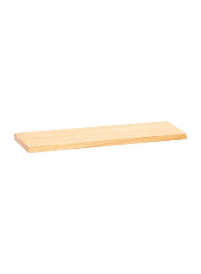 رف جداري من كيانجتاي بني 30x15x2سم