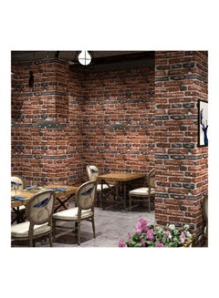 Qiangtie Decorative Wallpaper Brown/Black 53x1000cm