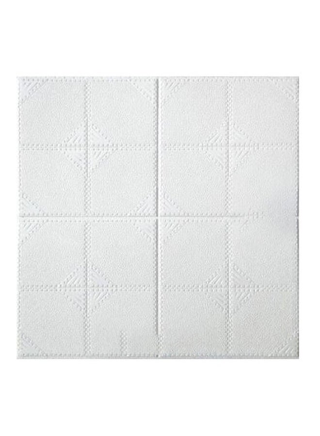 ملصق جداري من كيانجتاي مضاد للماء والصدمات أبيض 60x60سم