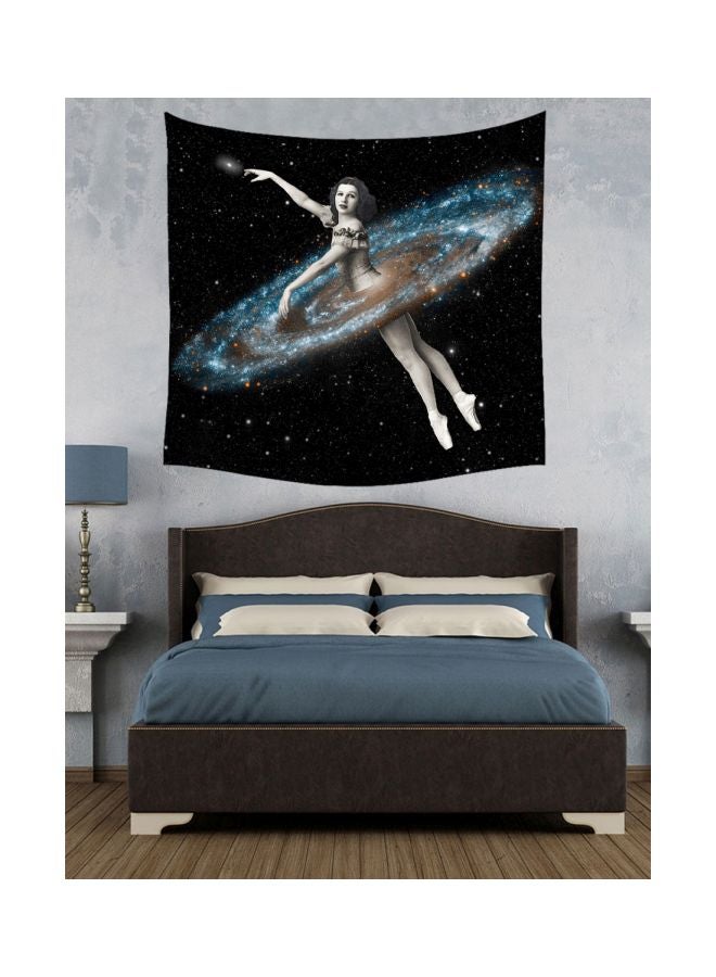 Qiangtie Ballet Girl Starry Sky Wall Decor Multicolour 130x150cm