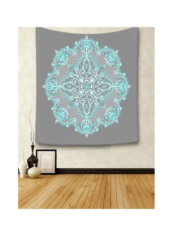 Qiangtie Groovy Winsome Tapestry Grey/Blue 130x150cm