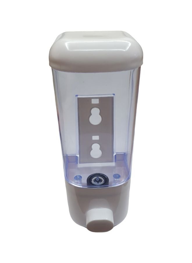 Generic - Wall Mounted Soap Dispenser White/Clear 22x22x7centimeter - Image 1