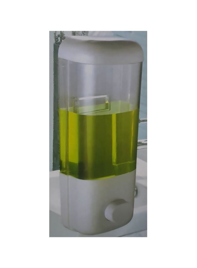 Generic - Wall Mounted Soap Dispenser White/Clear 22x22x7centimeter - Image 1