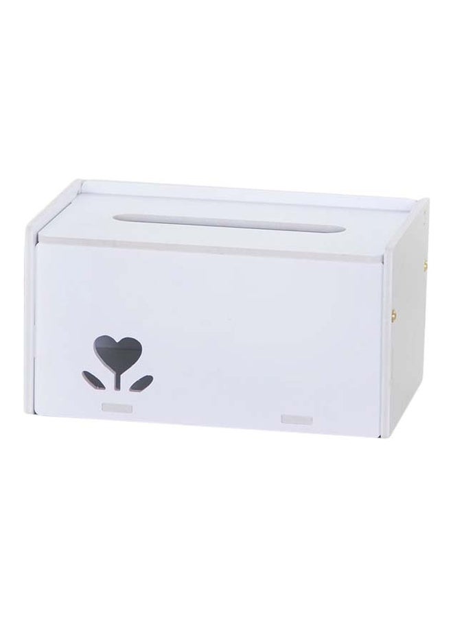 Tissue Paper Holder White 13.5x21.5x11.5cm