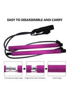 LIXADA Portable Home Gym Yoga Pilates Stick 92.5cm  - Image 3