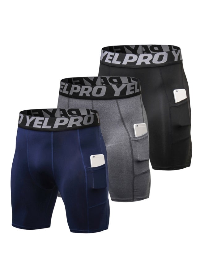Generic 3-Piece Compression Underwear Shorts XXL - Image 1