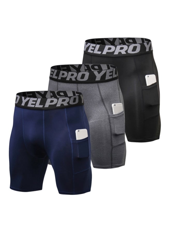 Generic 3-Piece Compression Underwear Shorts XL - Image 1