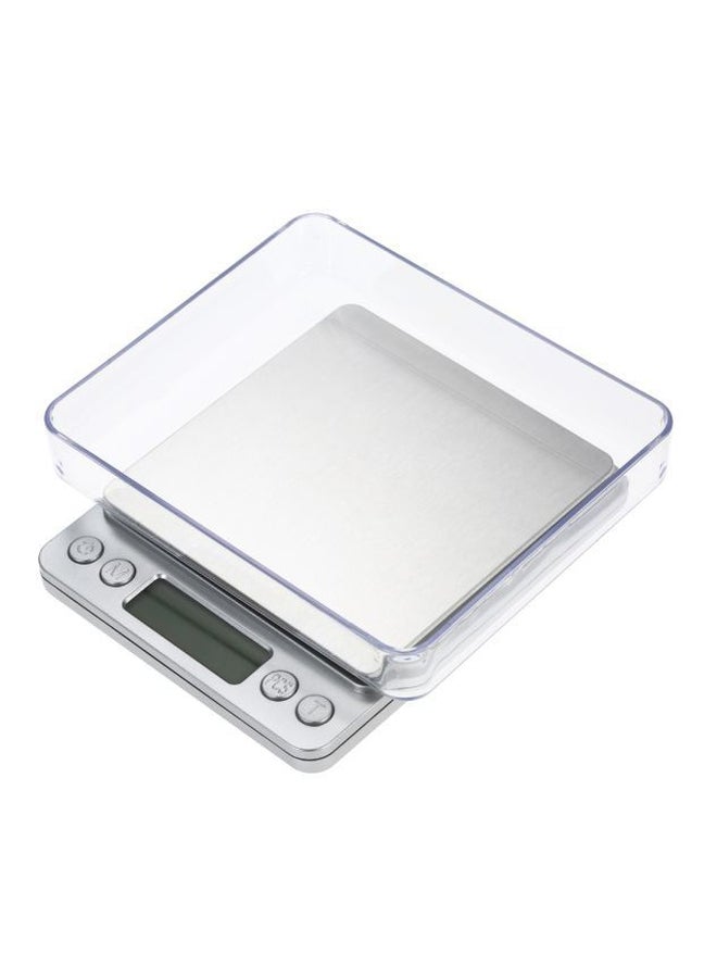 Walmeck Electric Kitchen Scale Silver 15.20x3x13cm - Image 4