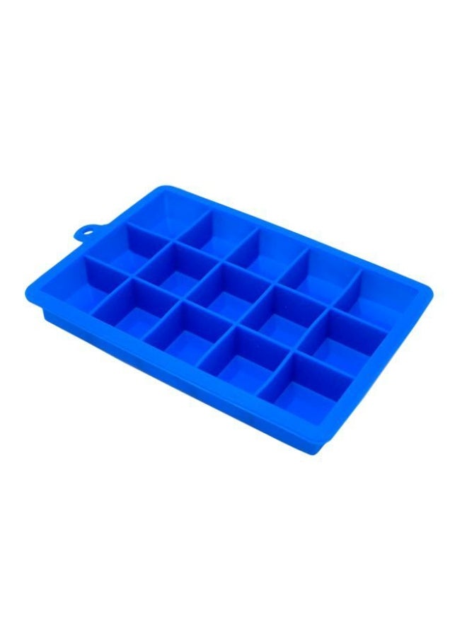 Beauenty Silicone Ice Cube Tray Blue 18x12.5x2.8cm  - Image 1