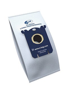 Philips Pack Of 4 Vacuum Cleaner Bags FC8021/03 White/Blue  - Image 1