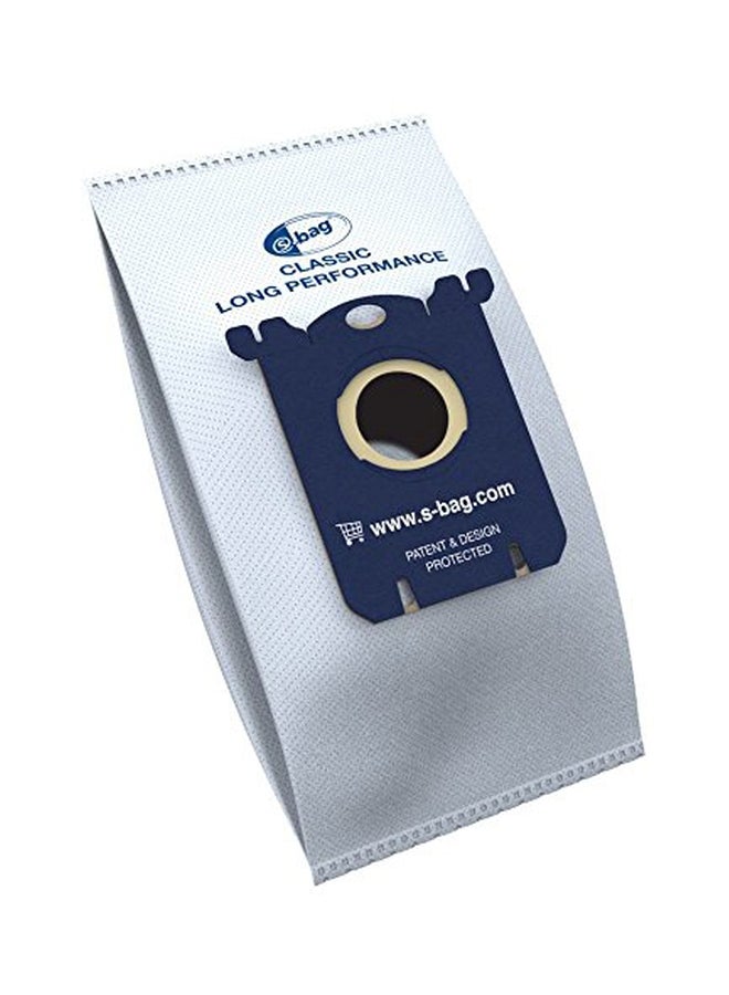 Philips Pack Of 4 Vacuum Cleaner Bags FC8021/03 White/Blue  - Image 1