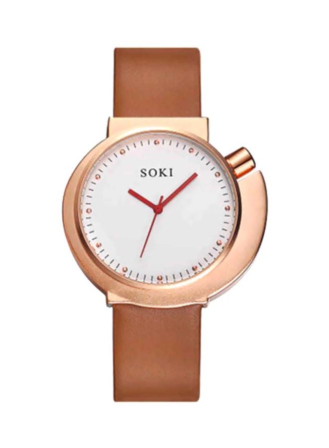 سوكي ساعة عقارب مقاومة للماء طراز NNSB03700866 للرجال