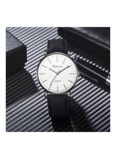 Geneva Men's Leather Analog Watch NNSB03700946  - Image 2