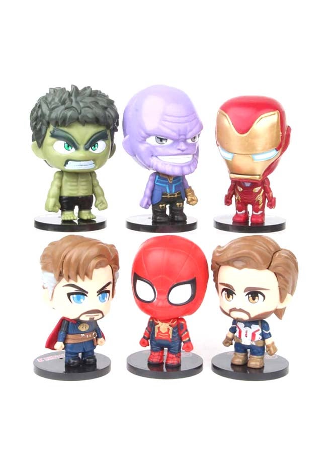 MissTiara 6-Piece Marvel's The Avengers Action Figure Set  - Image 1