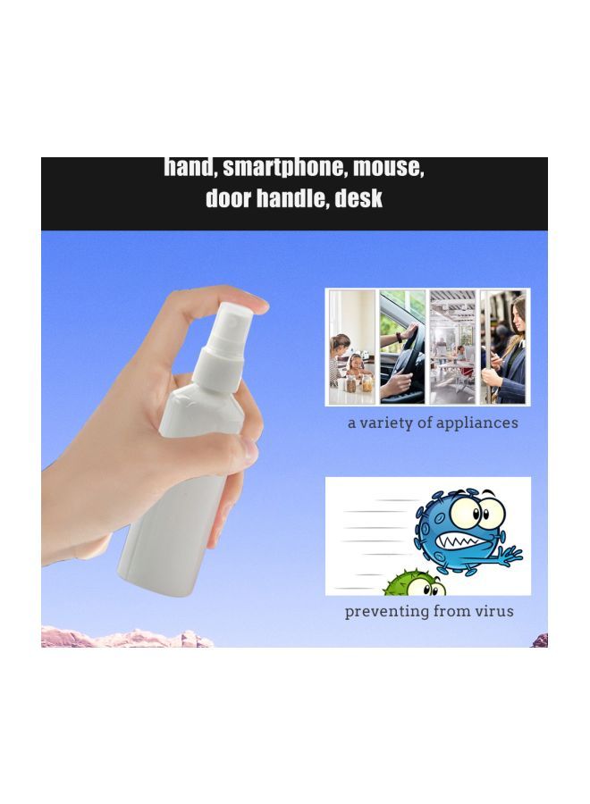 Disposable Spray Bottle White 14.6x3.8x3.8centimeter - Image 2