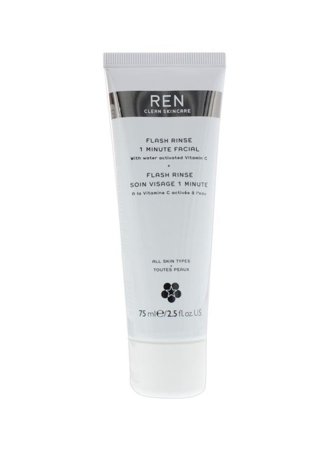 REN Flash Rinse 1 Minute Facial 75ml - Image 1