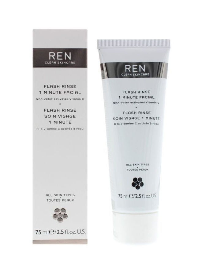 REN Flash Rinse 1 Minute Facial 75ml - Image 2