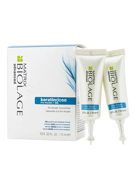 Pack Of 10 Biolage Advanced Keratindose Pro-Keratin Concentrate