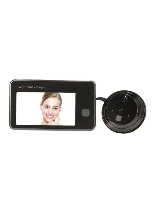 Generic - Wireless Digital Peephole Door Viewer Doorbell Black - Image 1