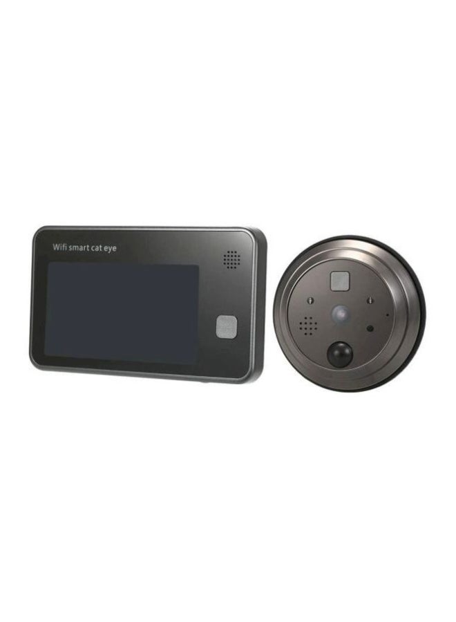 Generic - Wireless Digital Peephole Door Viewer Doorbell Black - Image 1