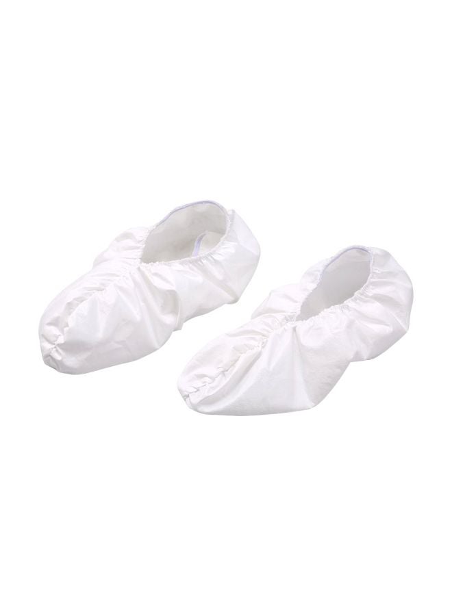 Disposable Anti-Epidemic Coverall White/Blue M - Image 4