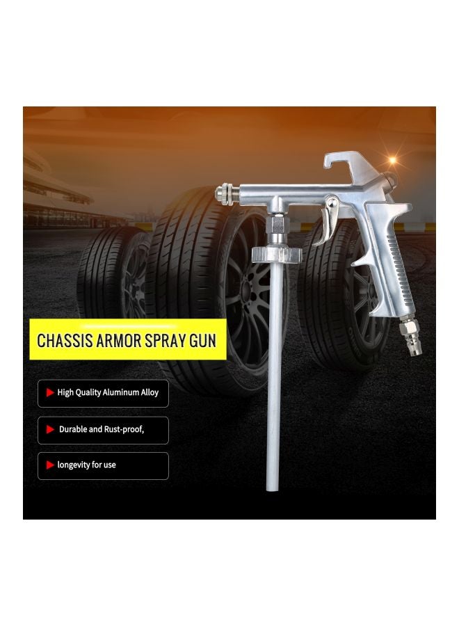 Airbrush Paint Spray Gun Silver 20x5.5x16cm  - Image 5
