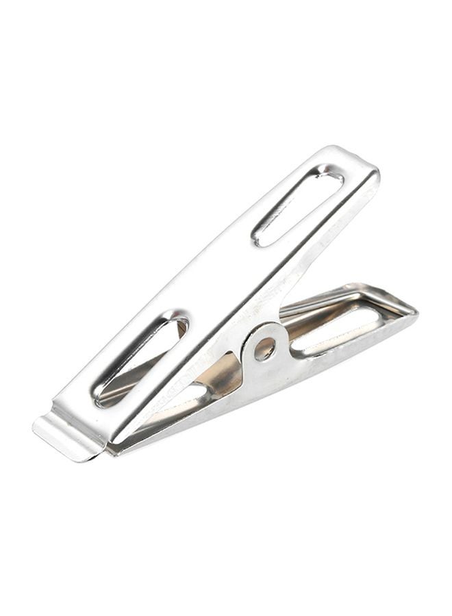 Generic Pack Of 20 Stainless Steel Clothes Clip Silver 4.5cm  - Image 4