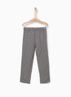 IKKS All Over Patterned Pants Black/White  - Image 2