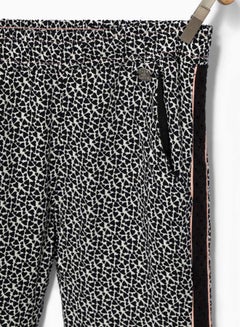 IKKS All Over Patterned Pants Black/White  - Image 3