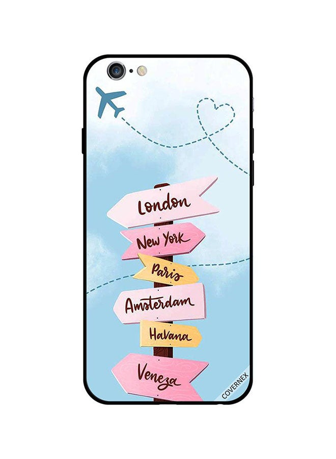 Covernex Apple iPhone 6 Plus Protective Case Cover Printed Featuring Places Must Visit DESIGN_1369 - Image 1