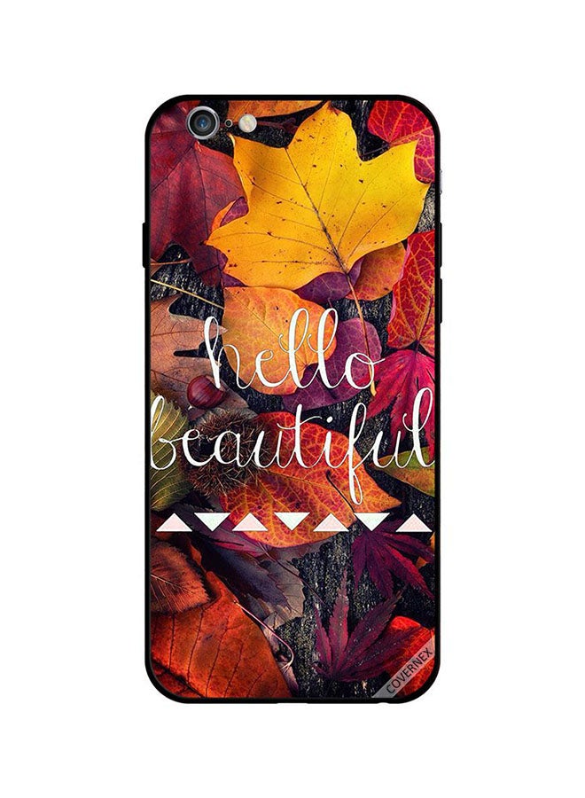 Covernex Apple iPhone 6 Plus Protective Case Cover Printed Featuring Colorful Hello Beautiful DESIGN_1507 - Image 1
