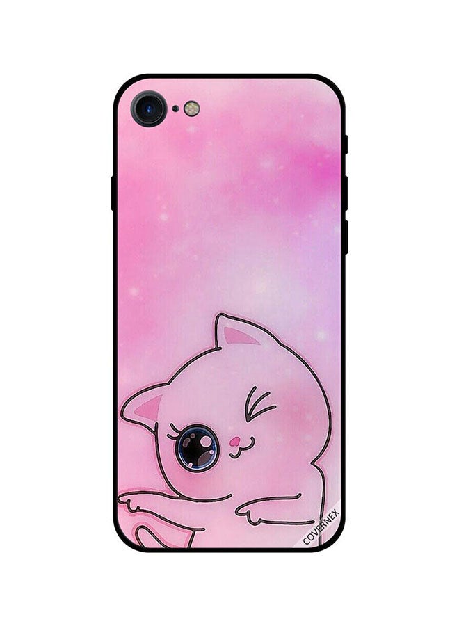 كوفرنيكس غطاء حماية واقٍ لهاتف أبل آيفون 7 وردي/أسود - Image 1