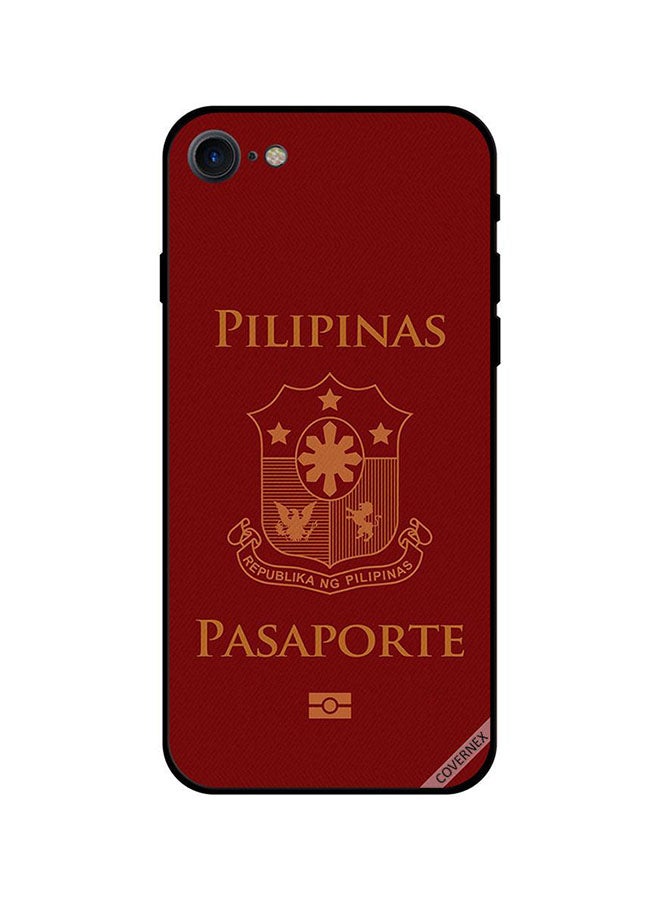 Covernex Protective Case Cover For Apple iPhone 8 Dark Red/Brown