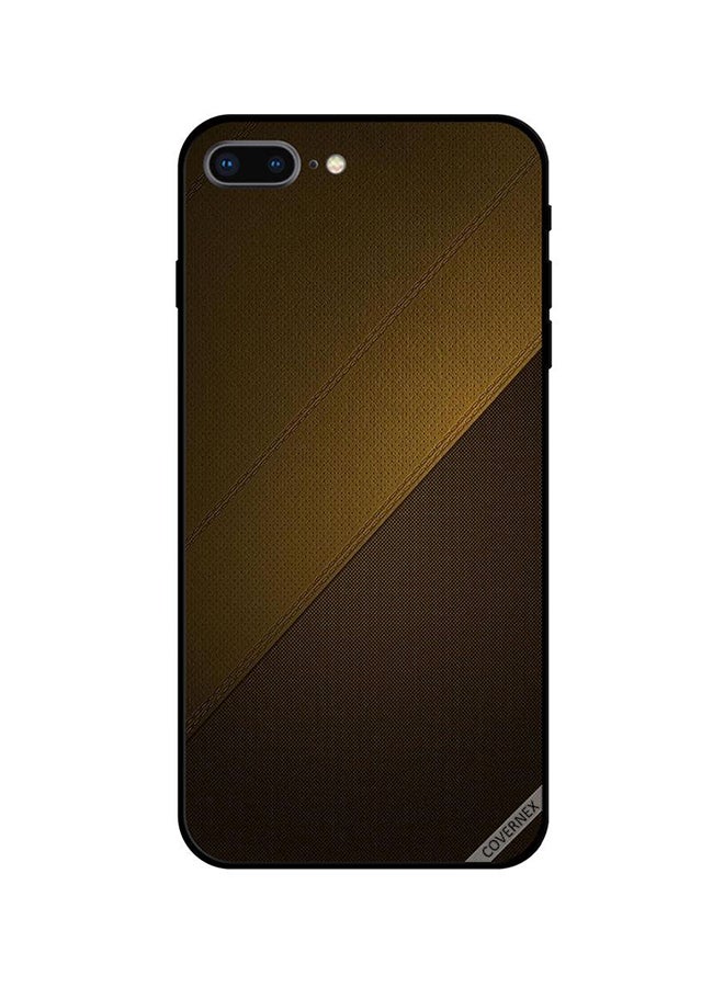 Covernex - Protective Case Cover For Apple iPhone 7 Plus Dark Yellow/Brown - Image 1
