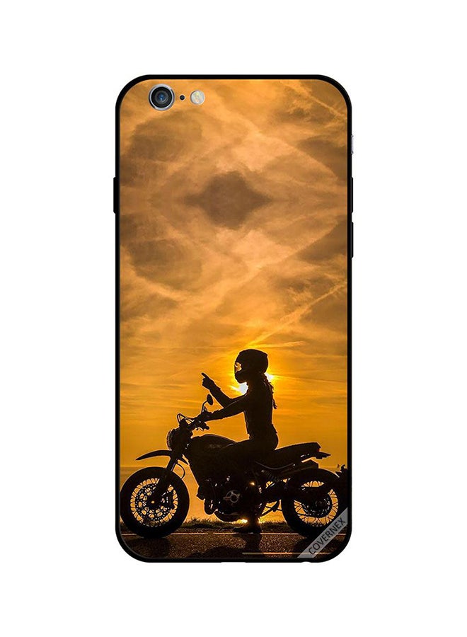 Covernex Apple iPhone 6s Plus Protective Case Cover Printed Featuring Bike Lover Girl DESIGN_0151 - Image 1