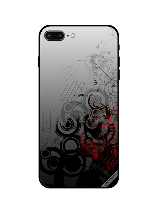 Protective Case Cover For Apple iPhone 7 Plus Grey/Black/Red