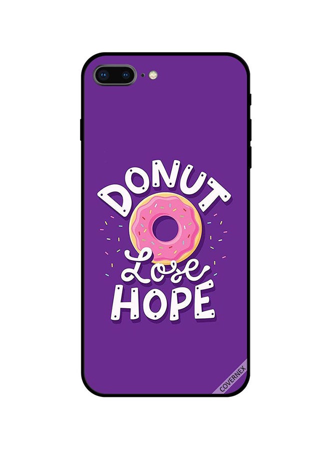 Covernex Apple iPhone 8 Plus Protective Case Cover Printed Featuring Donut Lose Hope DESIGN_1550 - Image 1