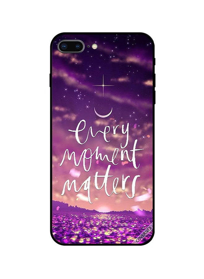 Covernex Apple iPhone 7 Plus Protective Case Cover Printed Featuring Every Moment Matters DESIGN_1168 - Image 1