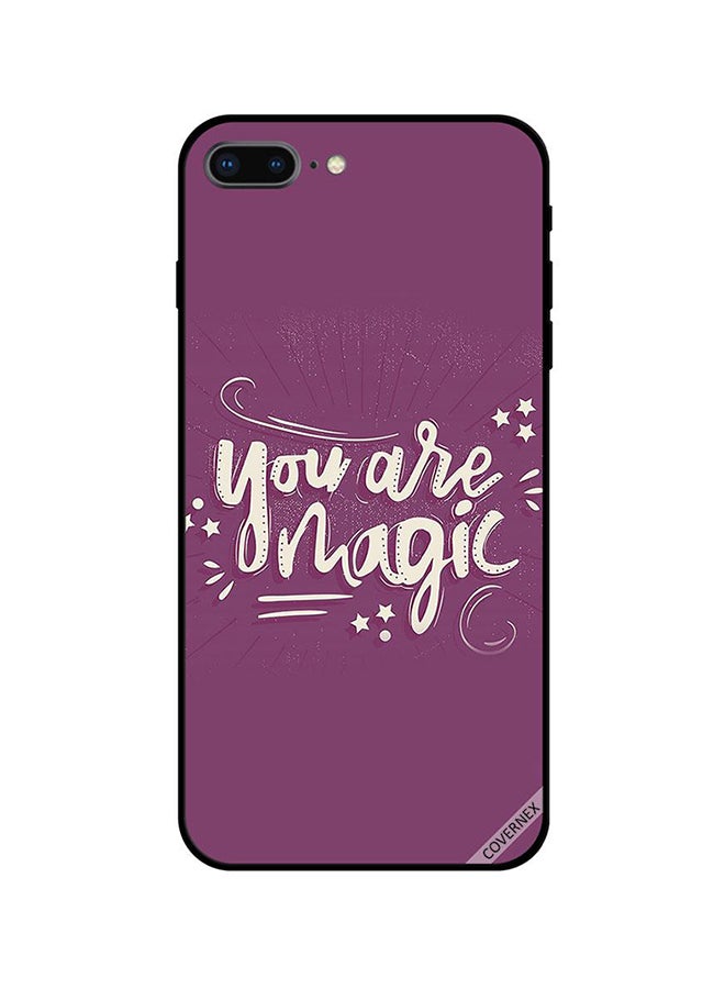 كوفرنيكس غطاء حماية واق لهاتف أبل آيفون 8 بلس بنفسجي/أبيض