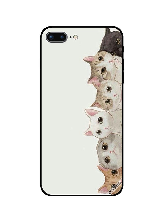 كوفرنيكس غطاء حماية واق لهاتف أبل آيفون 7 بلس أبيض/أسود/بني - Image 1