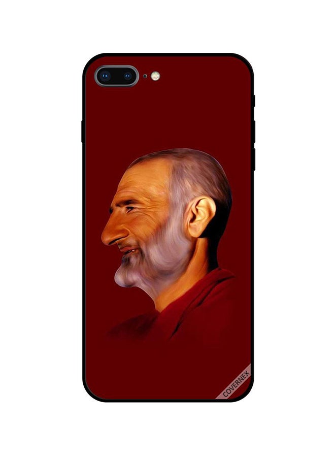 Covernex Protective Case Cover For Apple iPhone 8 Plus Dark Red/Brown/Grey