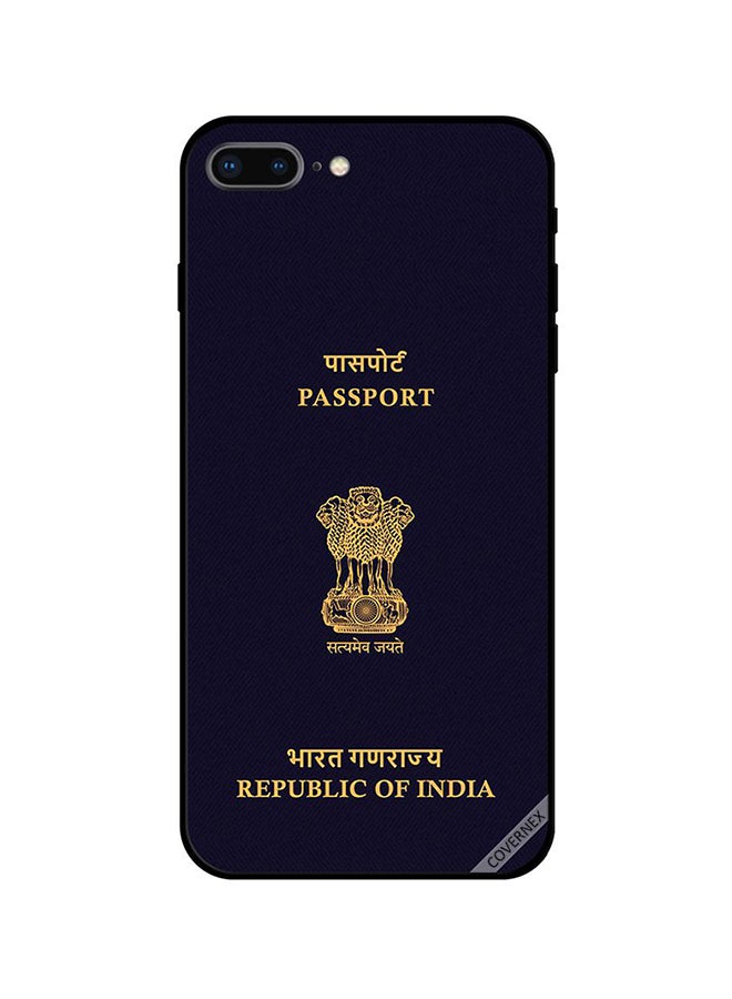 Covernex Protective Case Cover For Apple iPhone 8 Plus Blue/Brown